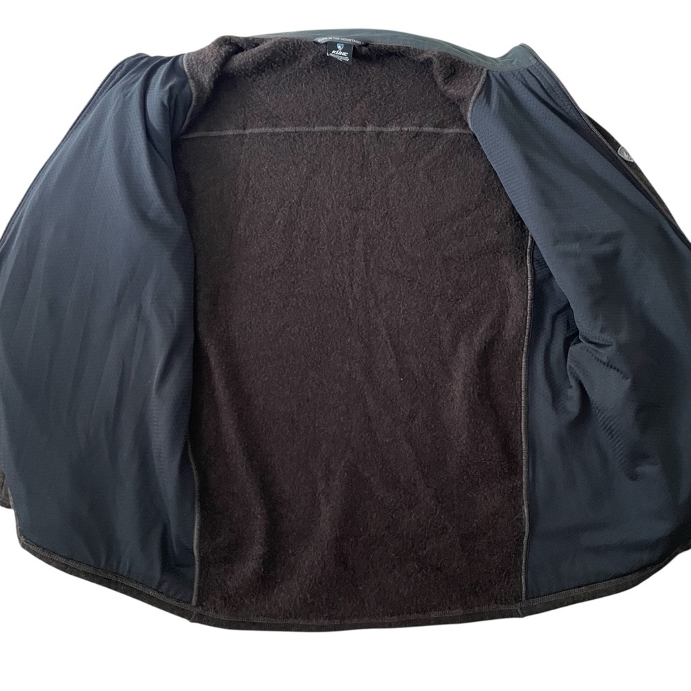 Kuhl Interceptr Fleece Jacket Mens XL Brown Full Zip Hiking Outdoors Pockets - Picture 9 of 11